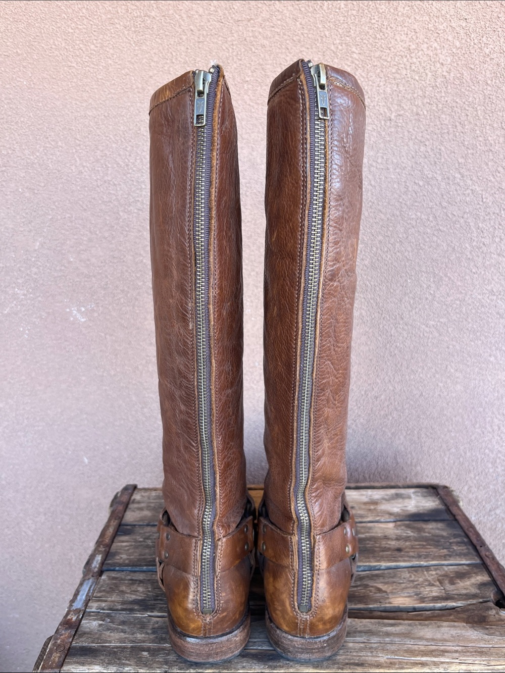 Frye Phillip harness tall boots - Picture 3 of 13